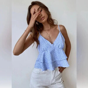 OCEAN DRIVE‎ Vibrant Heart Summer Tank Top NWT Medium